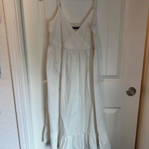 Brandy midi white dress